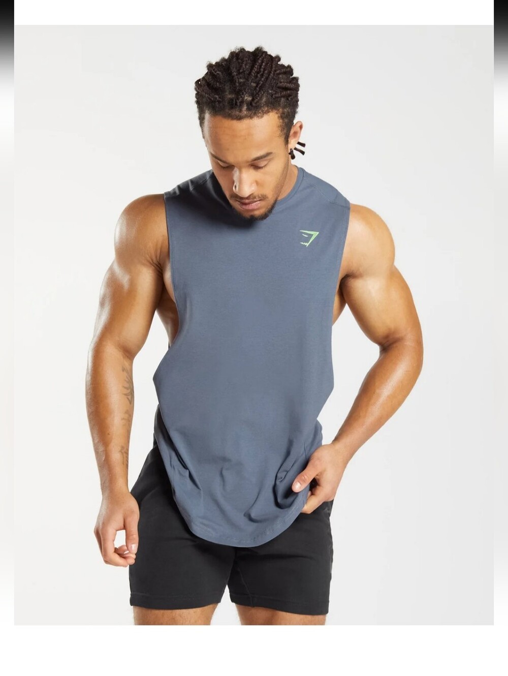 Gymshark Bold Drop Arm Tank slim fit